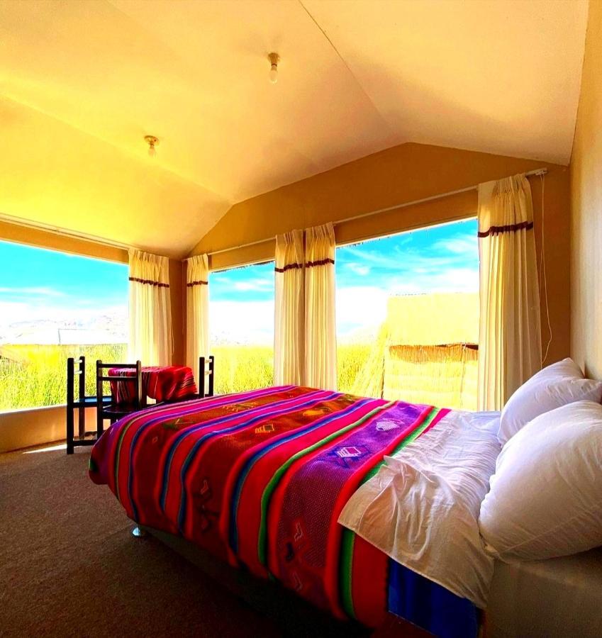 Uros Maya Lodge Puno Exterior foto